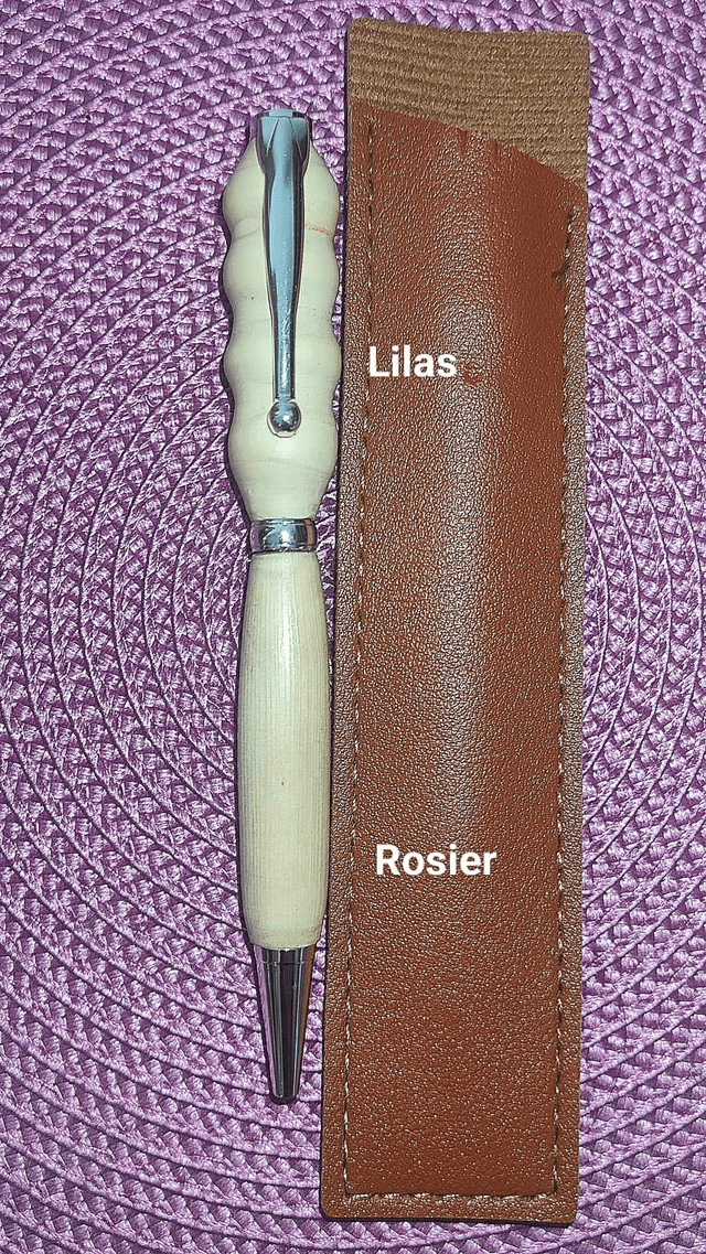 Stylos bois massif ciré touché doux