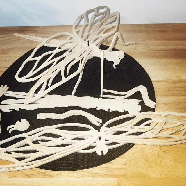 Puzzle 3d libellule 
